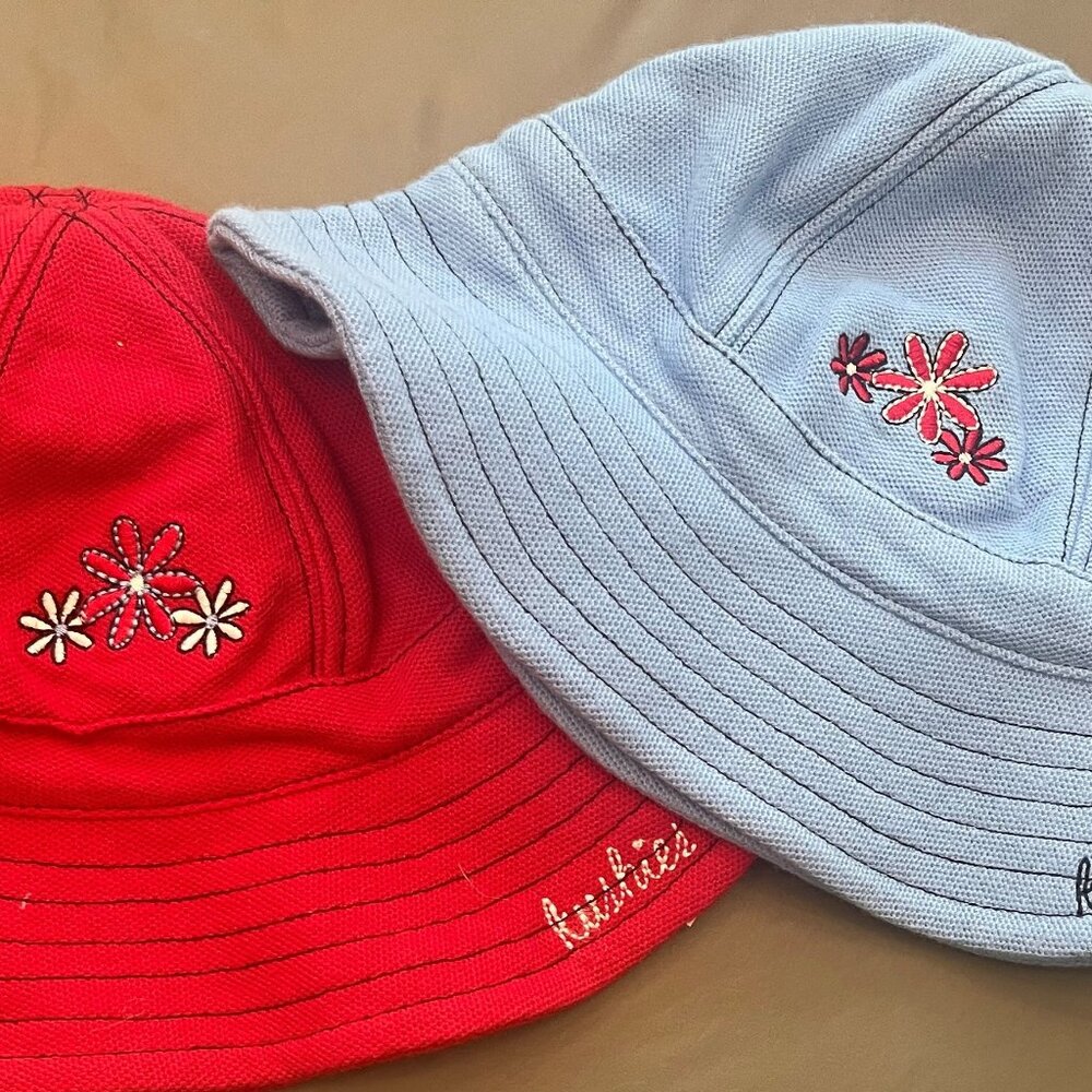 Kushies sun hats bundle for baby girl